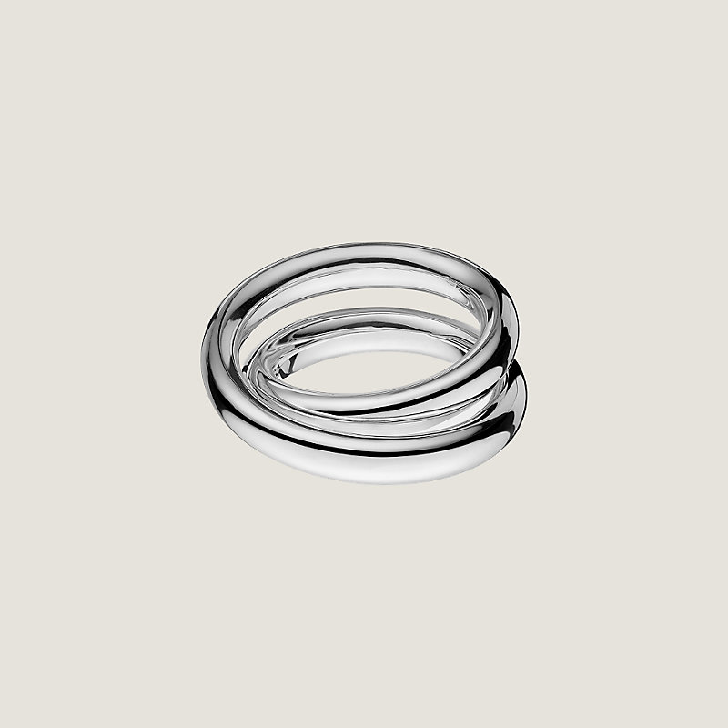 Bague hermes best sale homme argent